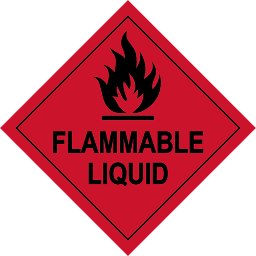 Picture of Hazard Label - Flammable Liquid
