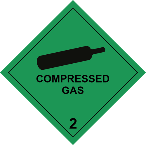 Picture of Hazard Label - Compressed Gas (Class 2)