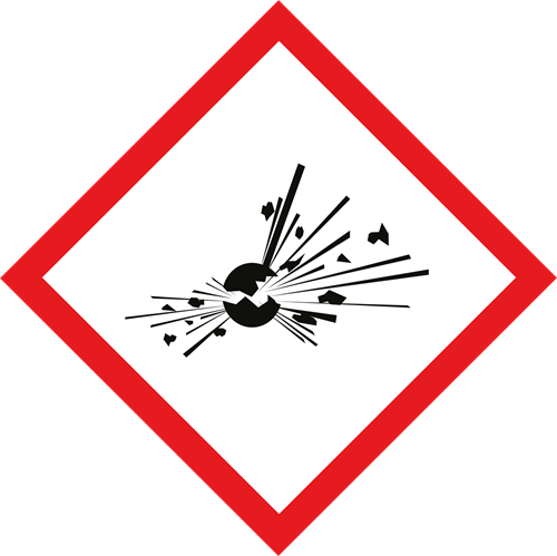 Picture of Warning Label - Explosive