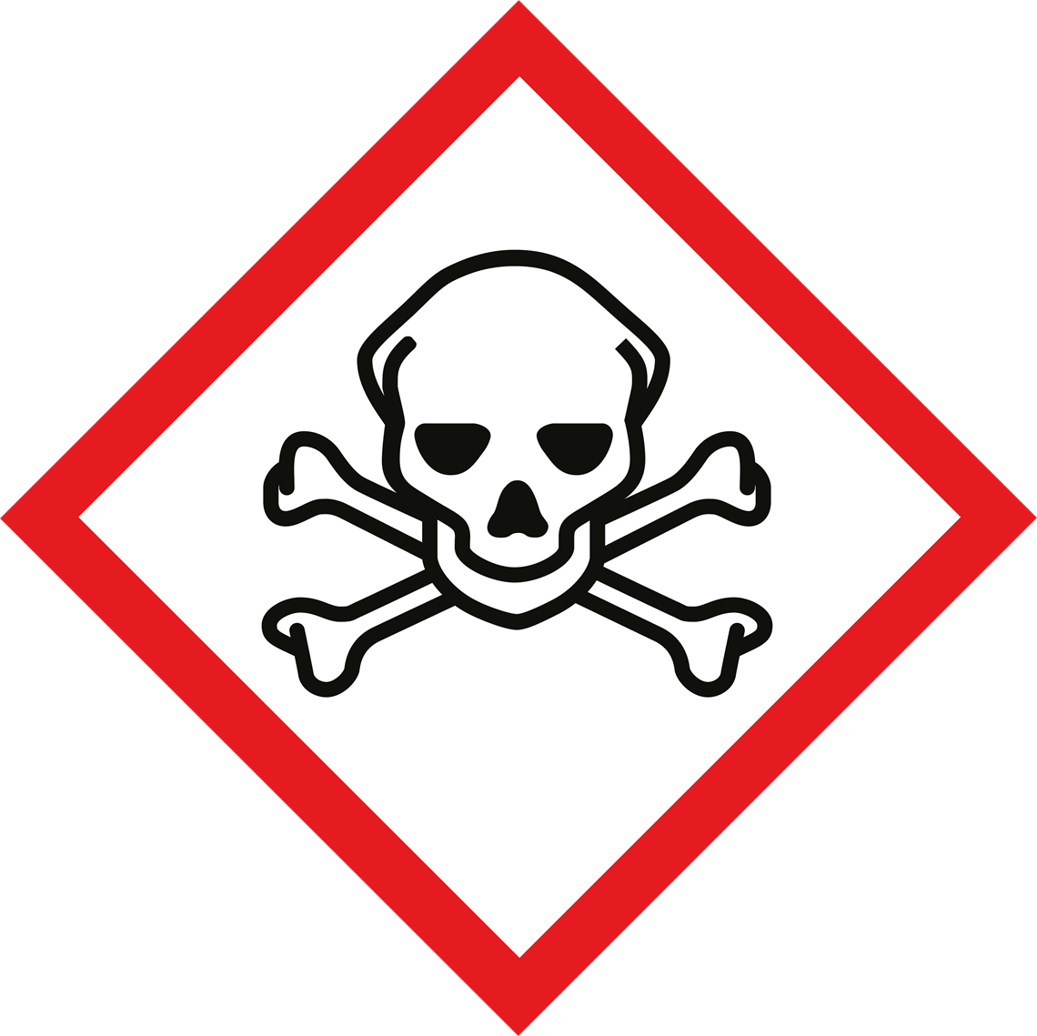 Picture of Warning Label - Toxic